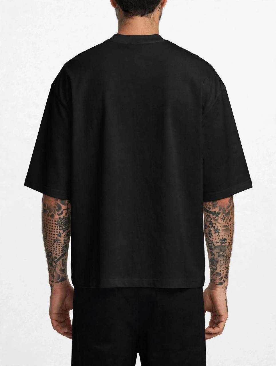 T-SHIRT BASIC CROPP NERA