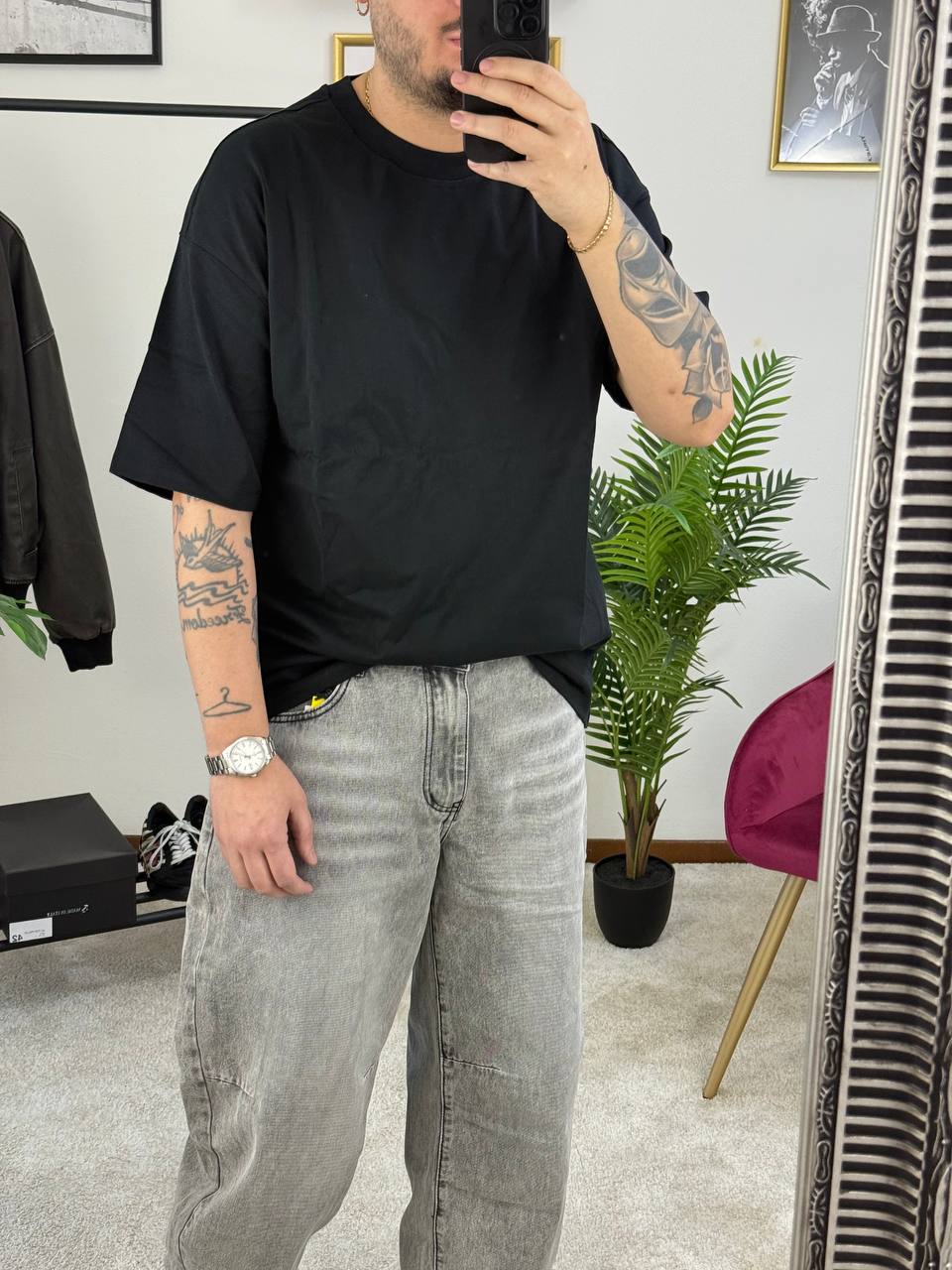 T-SHIRT PREMIUM NERA