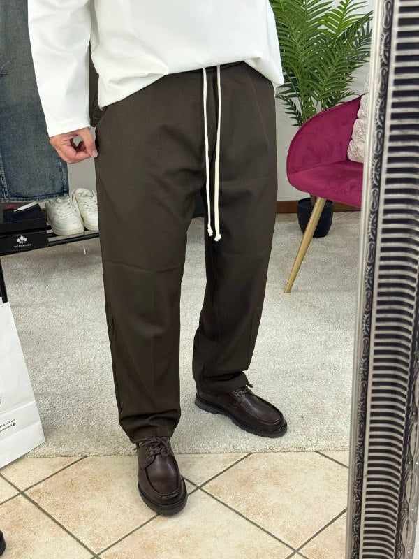 PANTALACCIO WEST MARRONE