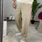 PANTALONE FONDO LARGO SPACCO BEIGE
