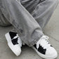 SNEAKERS GRAVITY NABUK BIANCO E NERO