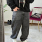 JEANS BAGGY GRIGIO