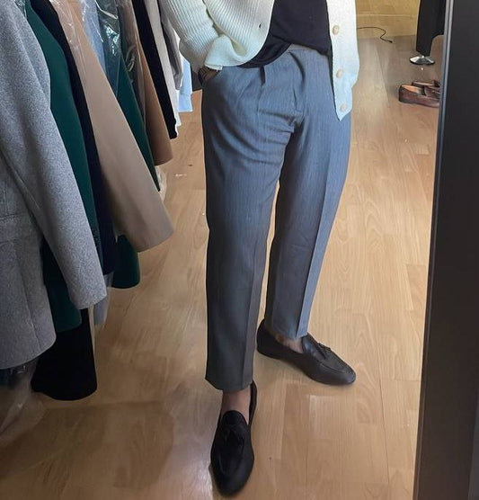 PANTALONE CLASSICO GRIGIO MOLLA