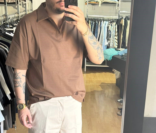 POLO MOD P***A MARRONE