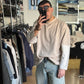 T-SHIRT DOPPIA MANICA BEIGE