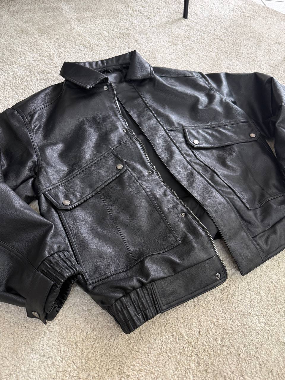 BOMBER ECOPELLE MITYC NERO