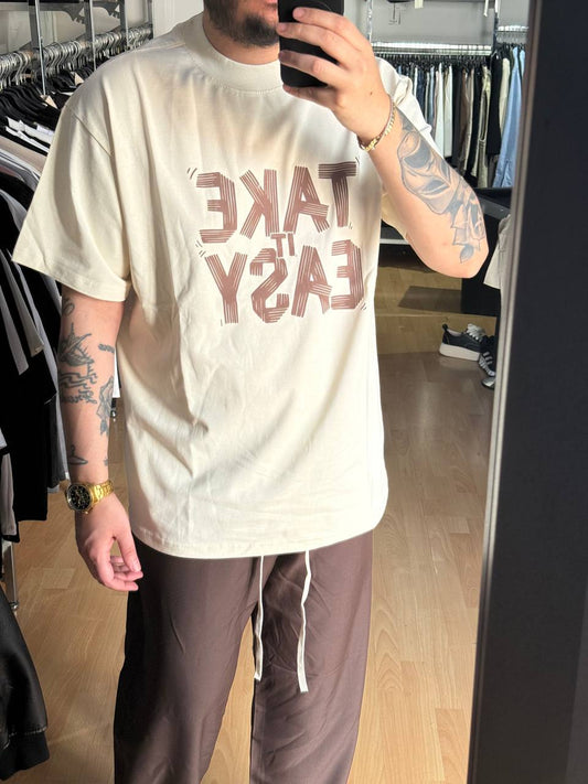 T-SHIRT TAKE BEIGE