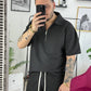 POLO ZIP NERA