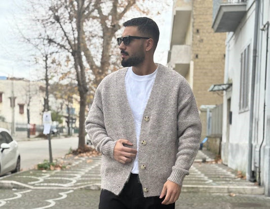 CARDIGAN PREMIUM PELO BEIGE