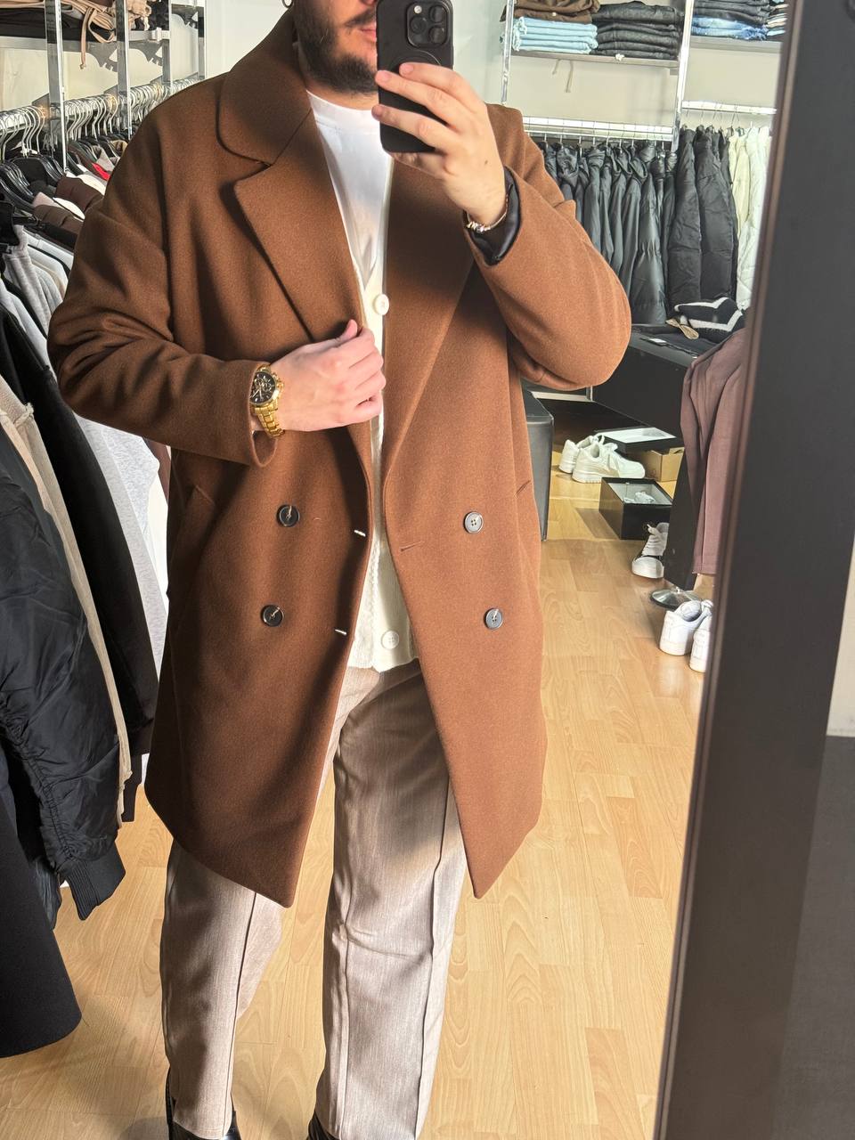 CAPPOTTO OVER MARRONE