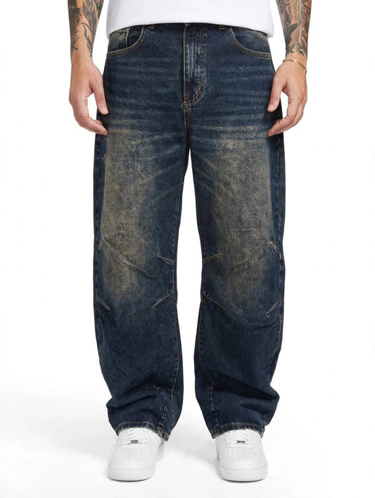 JEANS BALLOON BLU SABBIATO