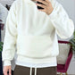 FELPA CAPPUCCIO BASIC BIANCA