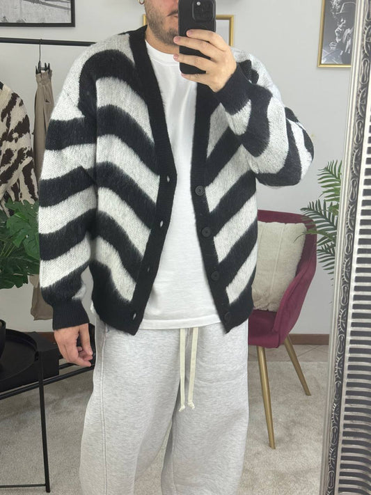 CARDIGAN ONDA NERO