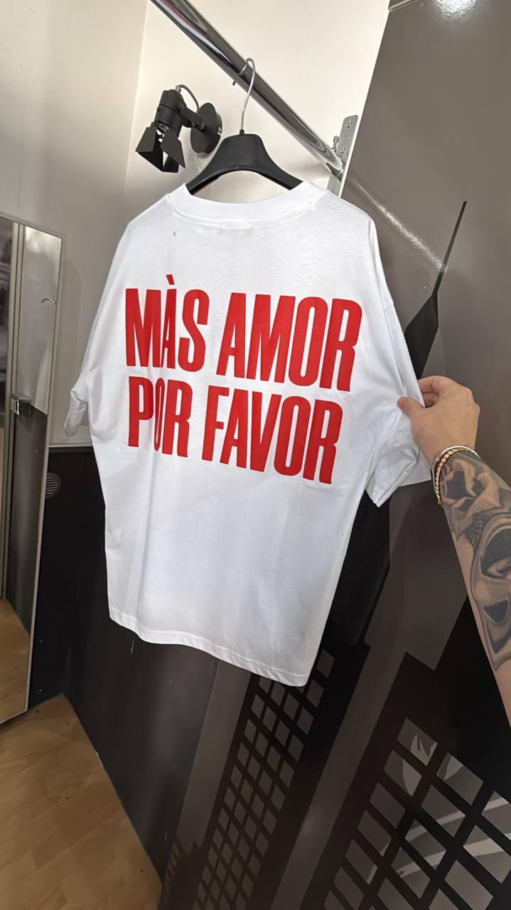 T-SHIRT MAS AMOR BIANCA