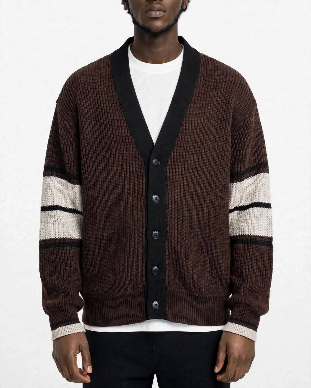 CARDIGAN ACY MARRONE