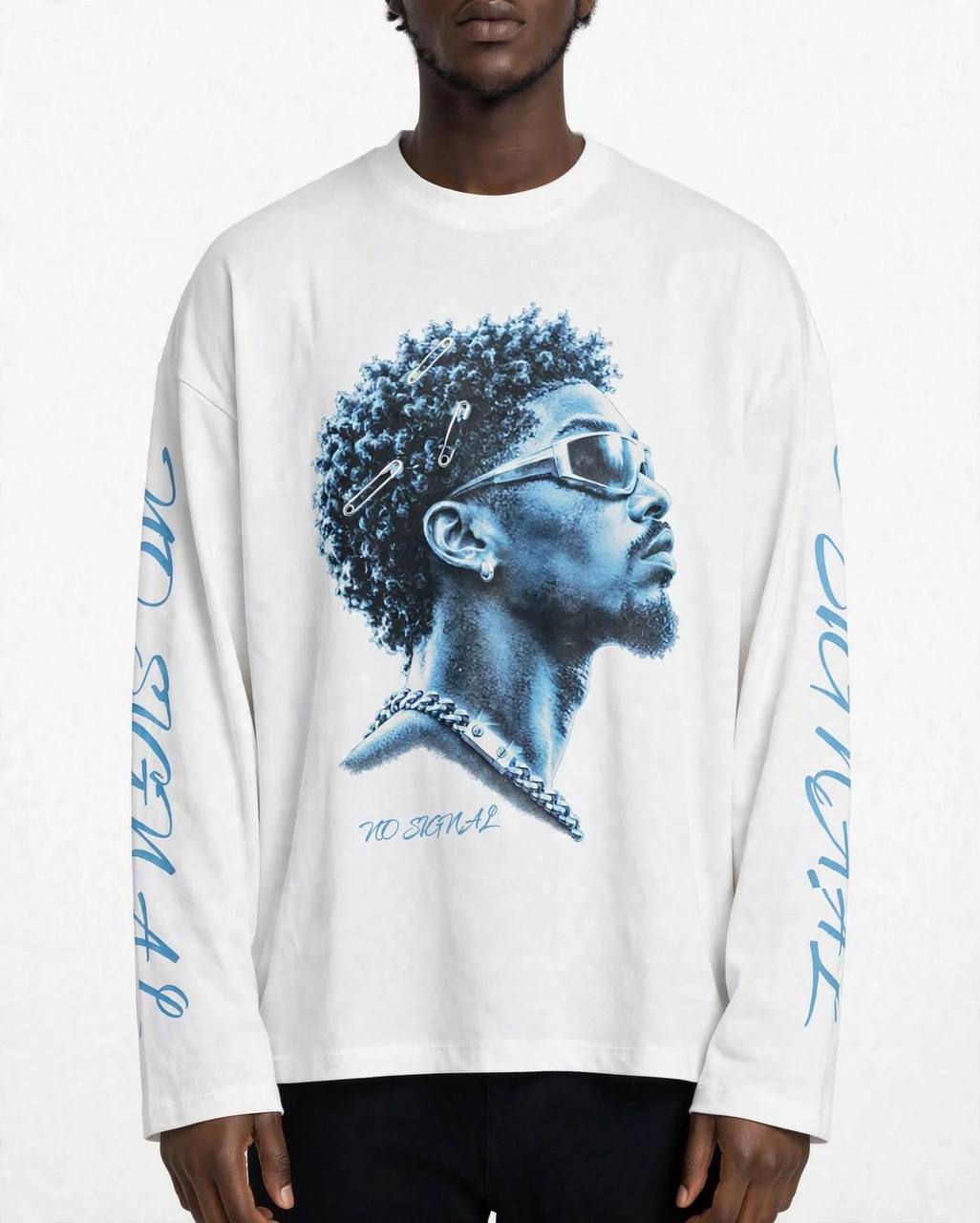 T-SHIRT NO SIGNAL BIANCA