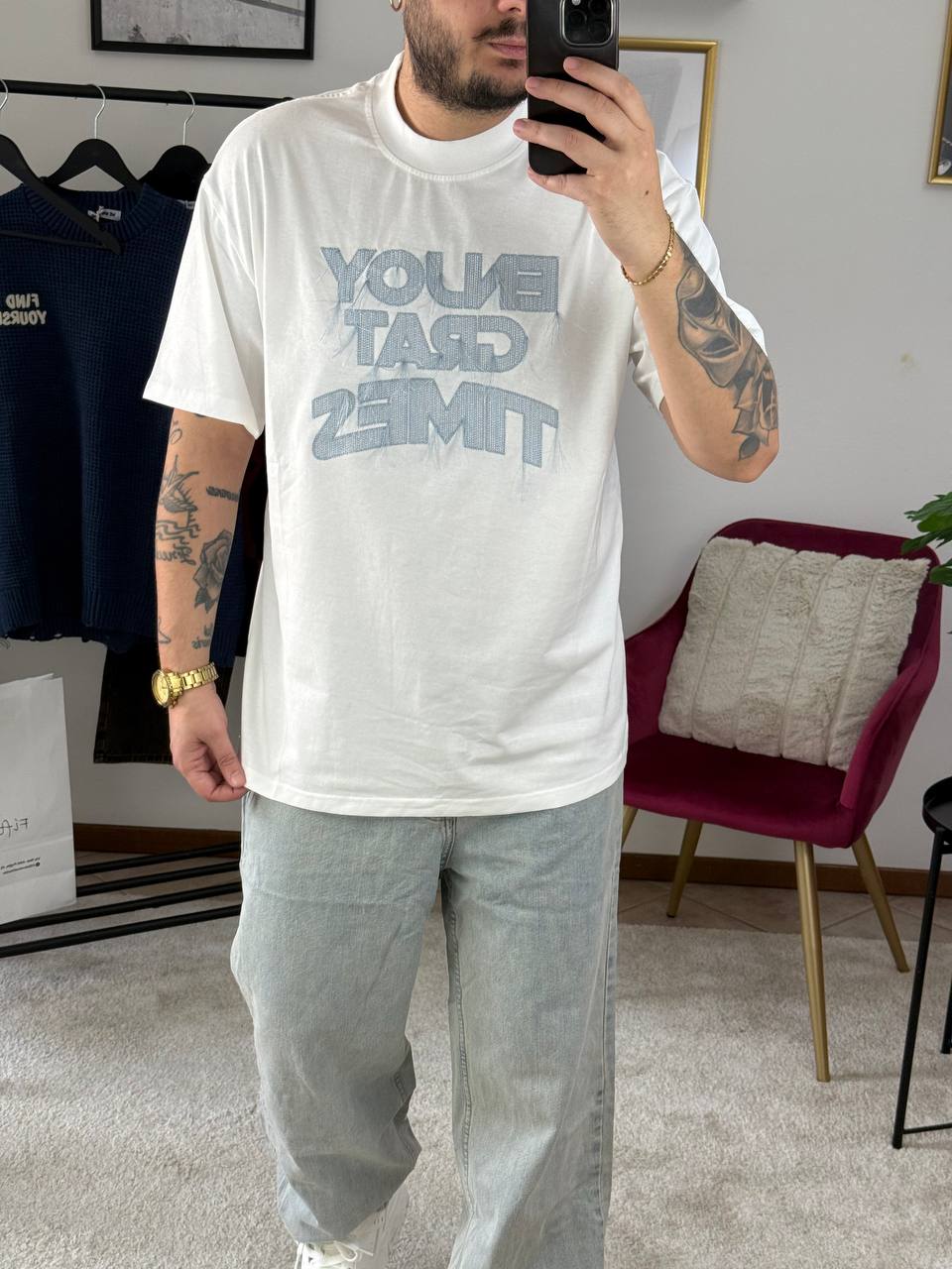 T-SHIRT ENJOY BIANCA