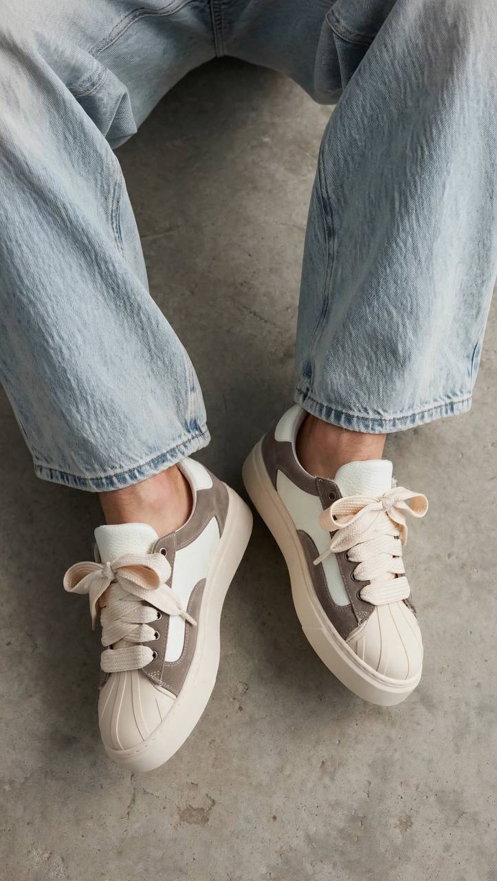 SNEAKERS GRAVITY CAMOSCIO AVORIO