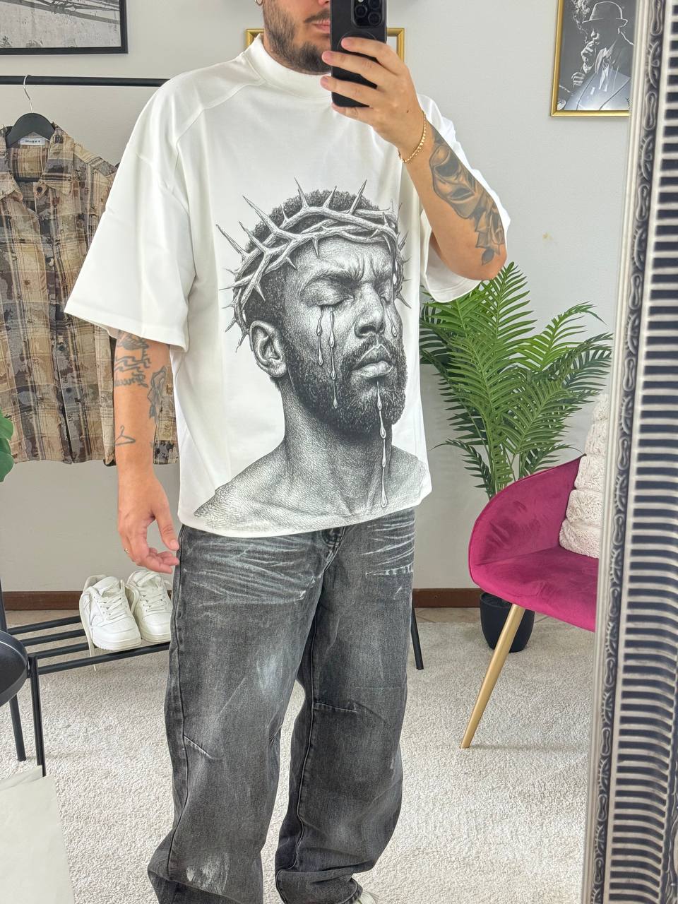 T-SHIRT JESUS BIANCA
