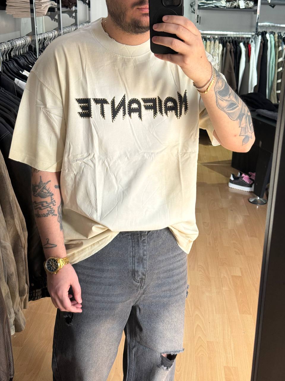 T-SHIRT MAIFANTE BEIGE