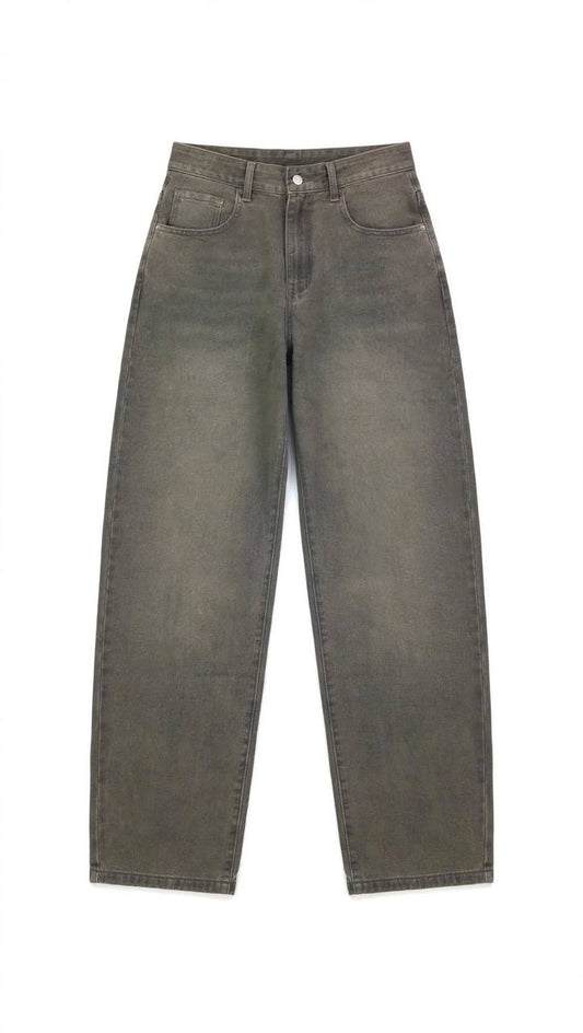 JEANS BALLOON GRIGIO