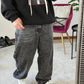 JEANS BAGGY GRIGIO