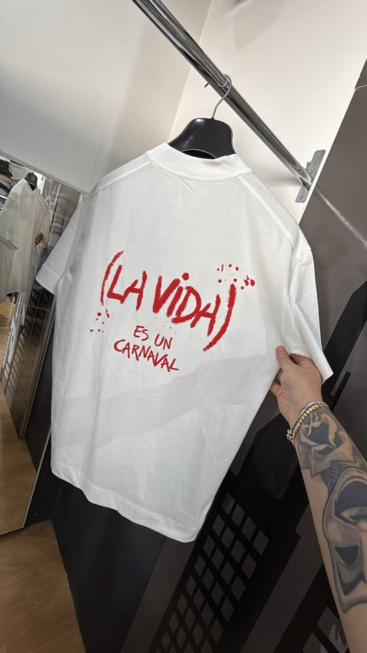 T-SHIRT LA VIDA BIANCA