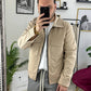 CAMICIONE ZIP BEIGE
