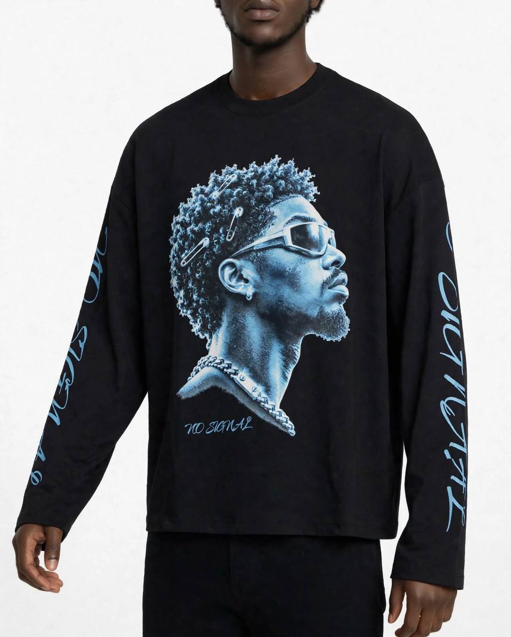 T-SHIRT NO SIGNAL NERA