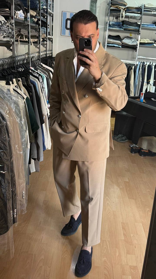 ABITO DOPPIOPETTO BEIGE