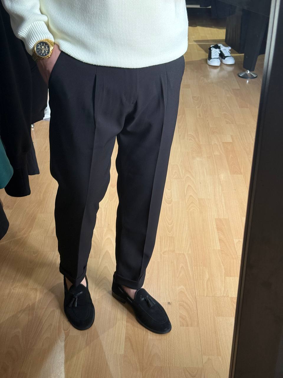PANTALONE CLASSICO NERO