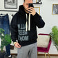FELPA CAPPUCCIO MONEY NERA