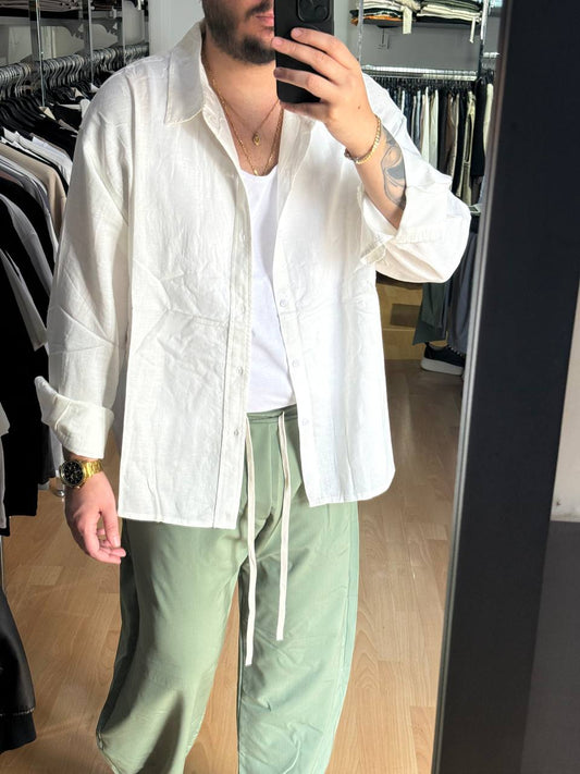 CAMICIA OVER LINO