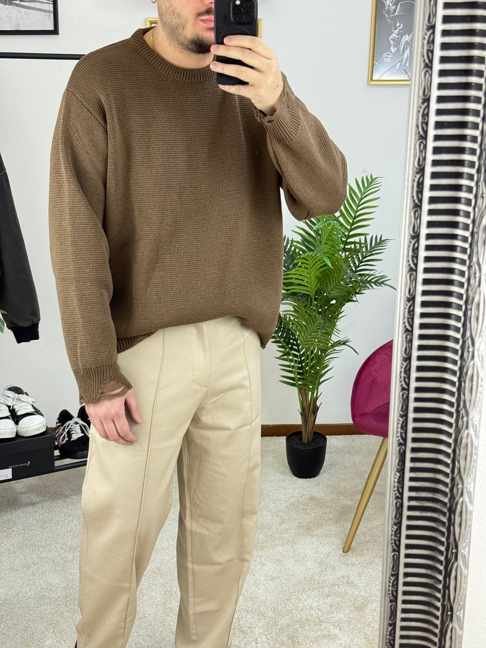 GIROCOLLO BASIC ROTTURE MARRONE