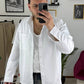 CAMICIA OVER CON TASCA BIANCA