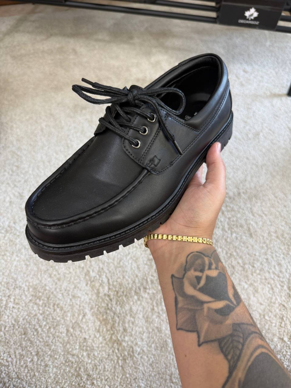 MOCASSINO MOD. TIMB. NERO
