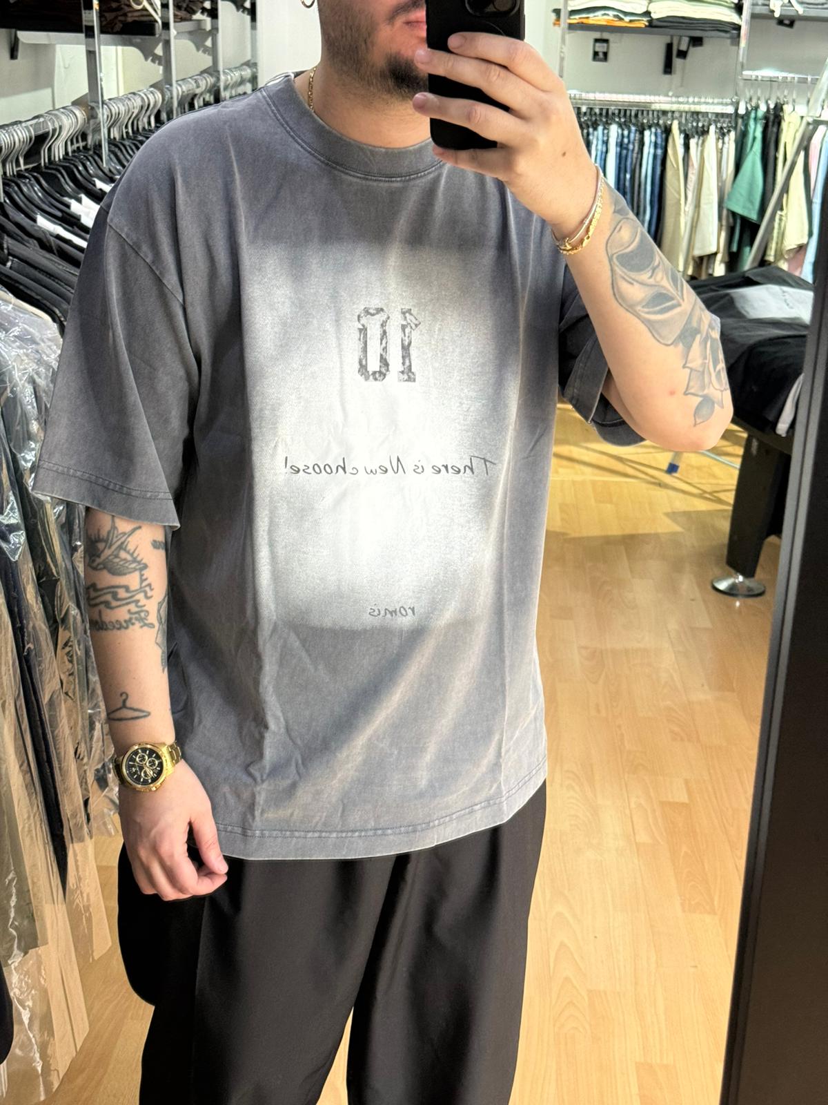 T-SHIRT 10 GRIGIA