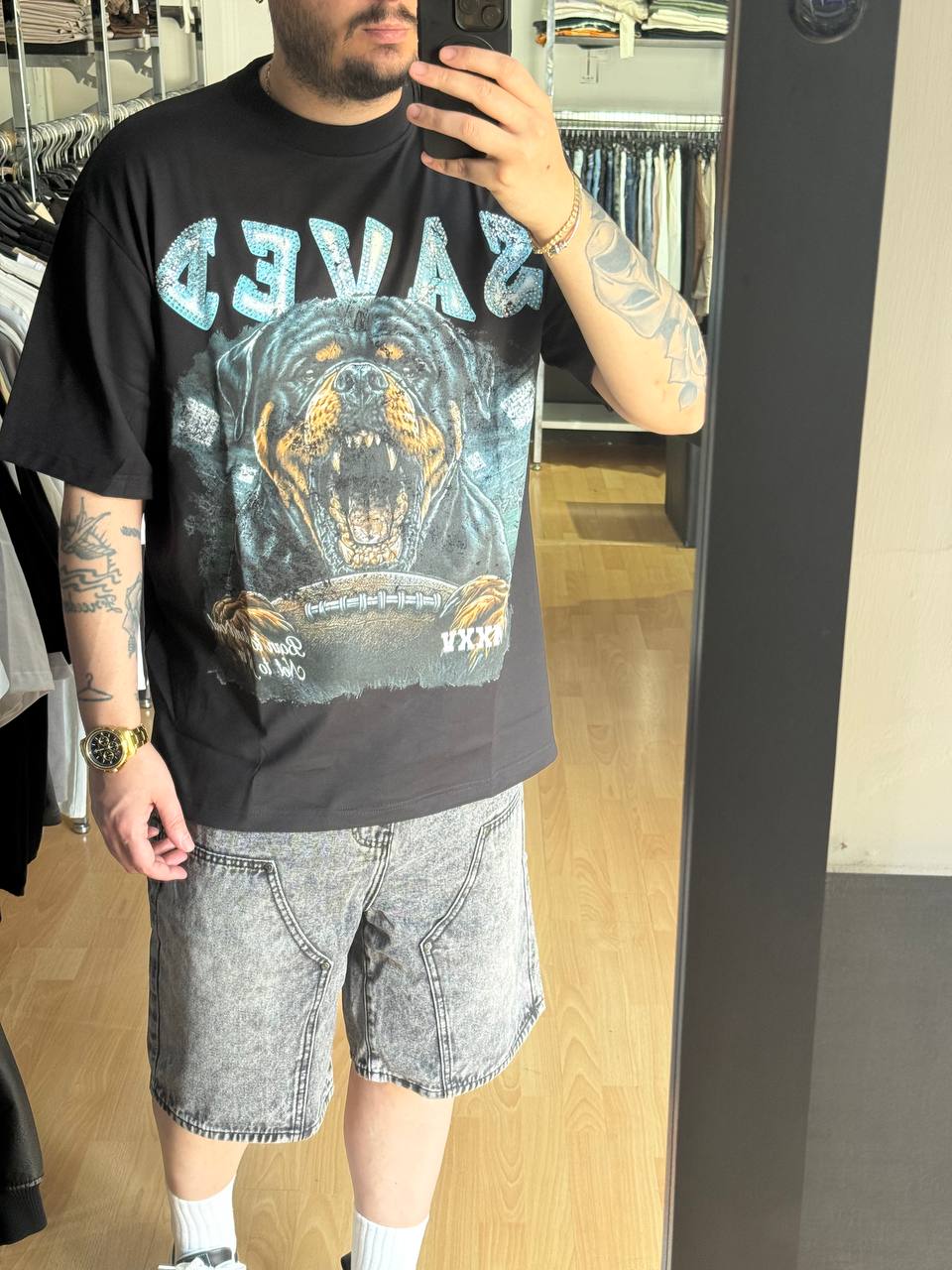 T-SHIRT SAVED NERA