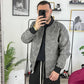 BOMBER ECOPELLE GRIGIO