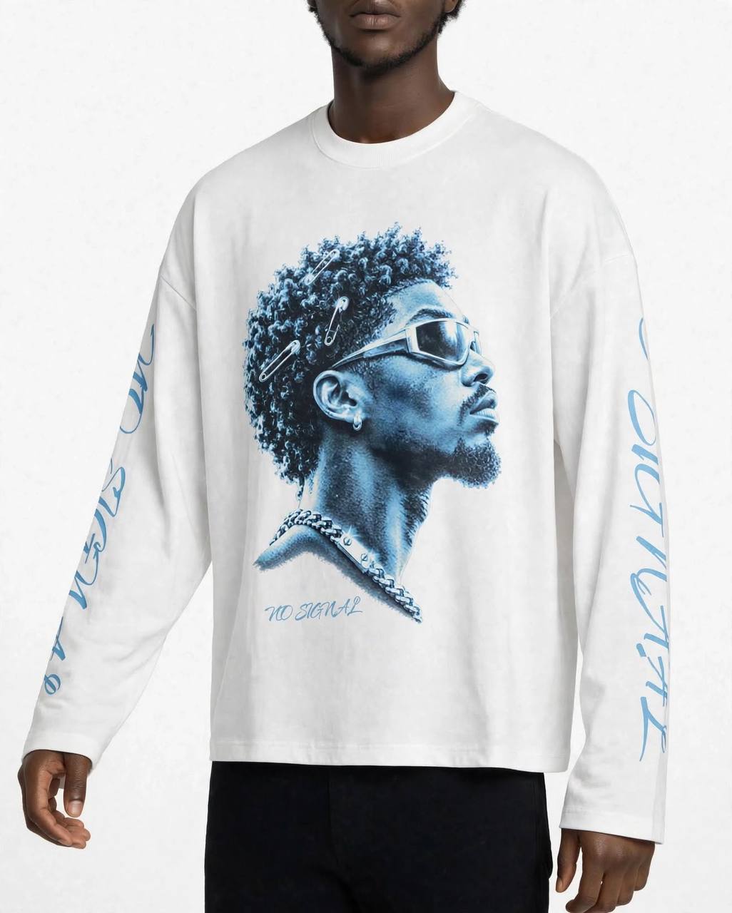T-SHIRT NO SIGNAL BIANCA