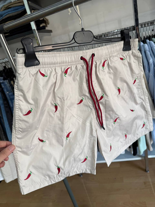 COSTUME RICAMO PEPERONCINO BEIGE