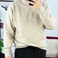 MAGLIONE GIROCOLLO BASIC BEIGE