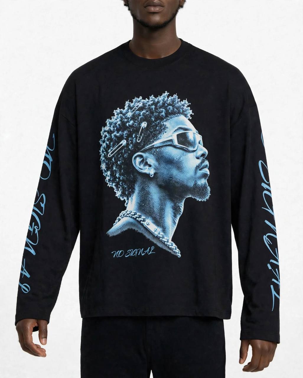 T-SHIRT NO SIGNAL NERA