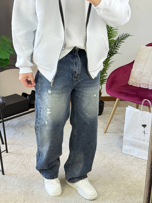 JEANS BAGGY ROTTURE INTERMEDIO
