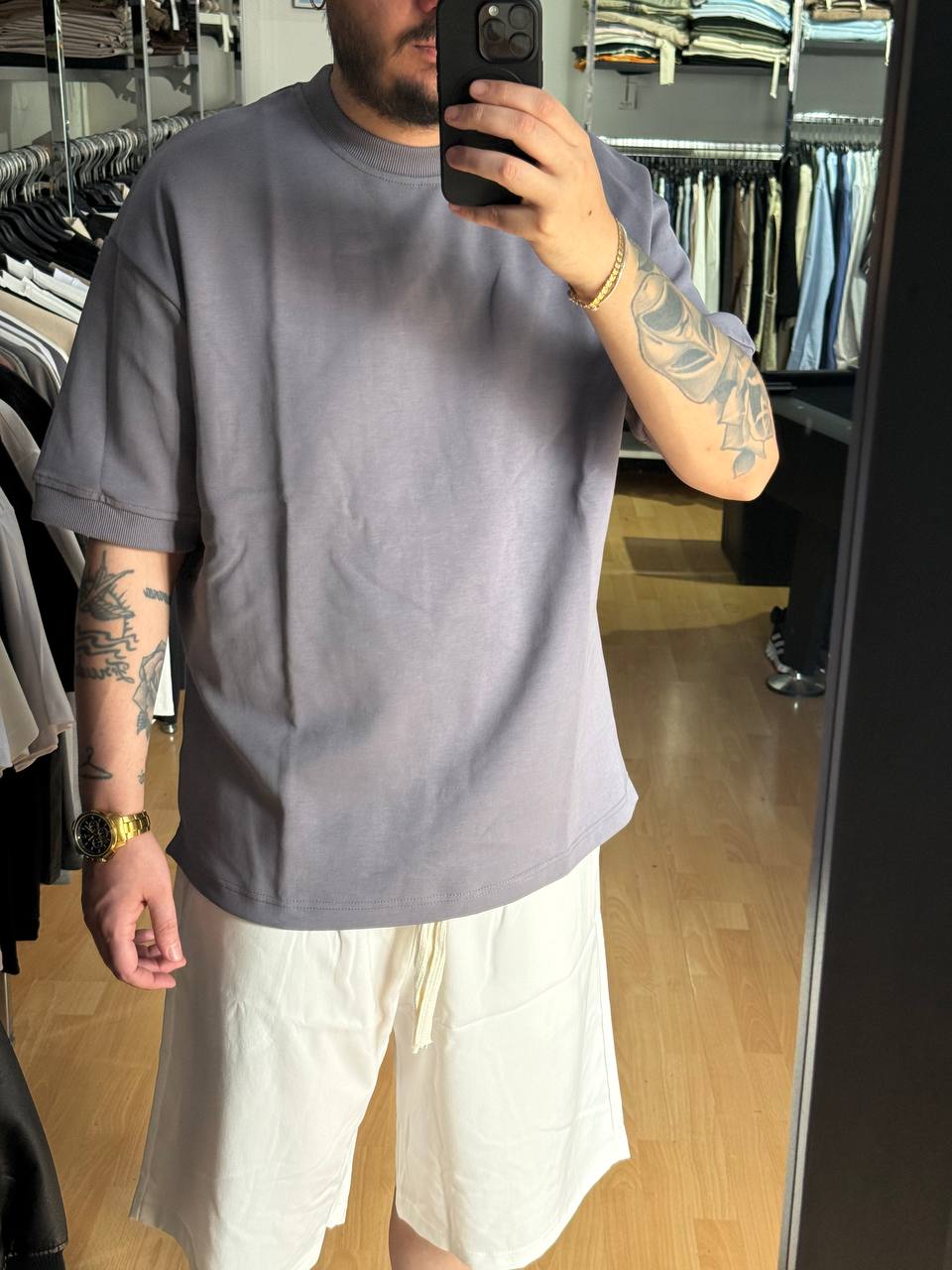 T-SHIRT MOR Z**A PIOMBO