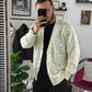 CARDIGAN TRAFORATO PANNA