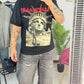T-SHIRT NO PEACE NERA