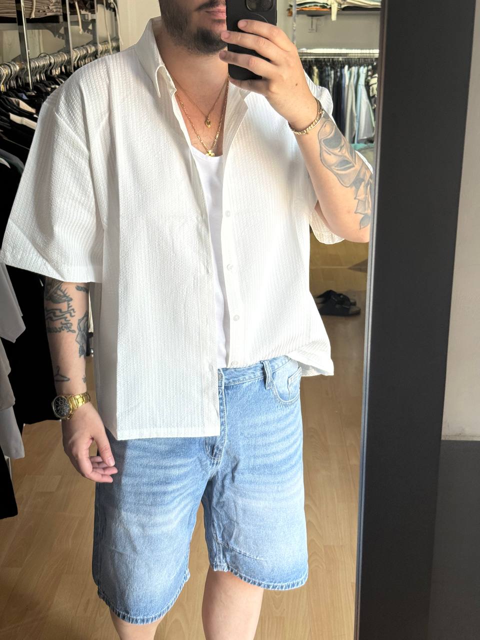 CAMICIA MOD P***A BIANCA
