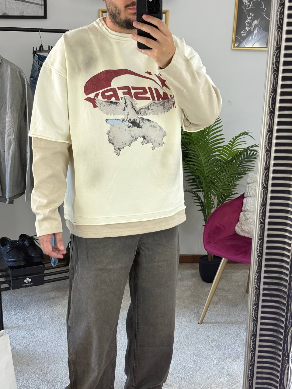 FELPA MISTERY BEIGE