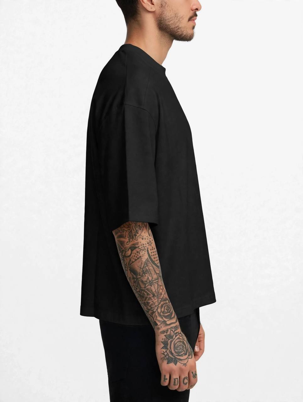 T-SHIRT BASIC CROPP NERA
